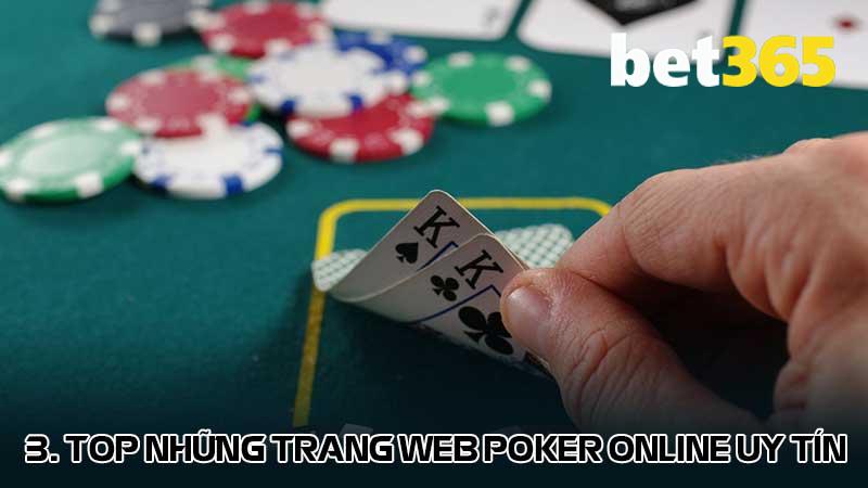 3. Top những trang web Poker online uy tín